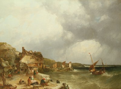The Coast at Etaples by John James Wilson