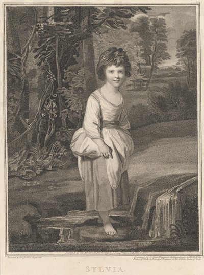 Lady Gertrude Fitzpatrick as Sylvia by John Jones