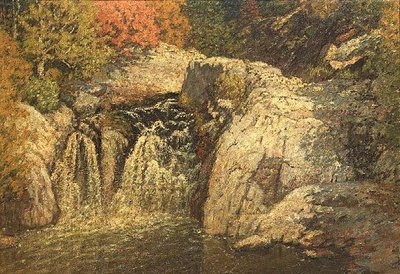 North Newry Falls, Maine by John Joseph Enneking