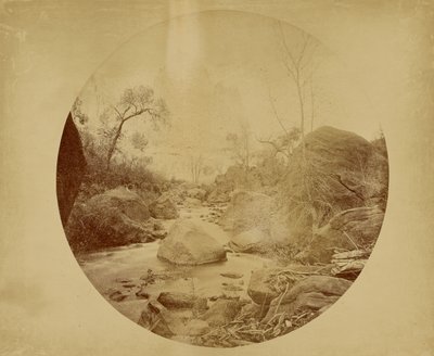 Eagle Crag - Evening by John K. Hillers