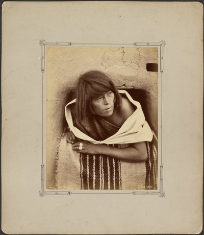 Zuni, watching by John K. Hillers