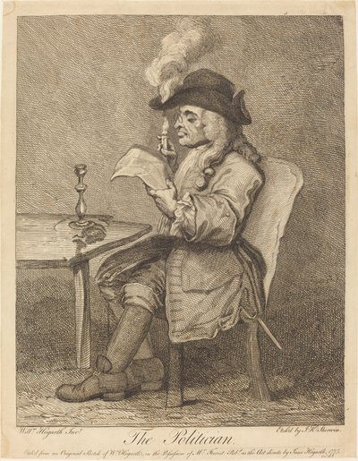 Politician by John Keyse Sherwin after William Hogarth