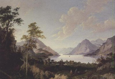 Landscape with Lake and Mountains by John Knox