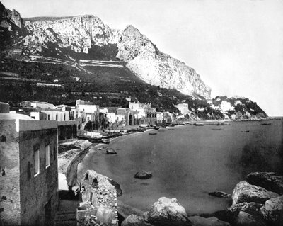 The Marina, Capri, Italy, 1893 by John L. Stoddard