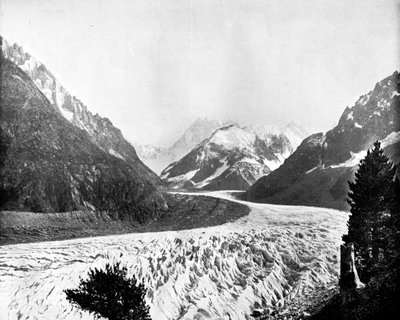The Mer de Glace, Switzerland, 1893 by John L. Stoddard