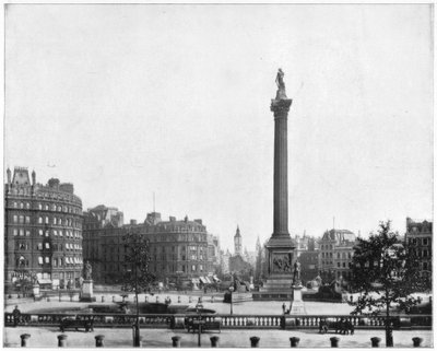 Trafalgar Square, London by John L. Stoddard