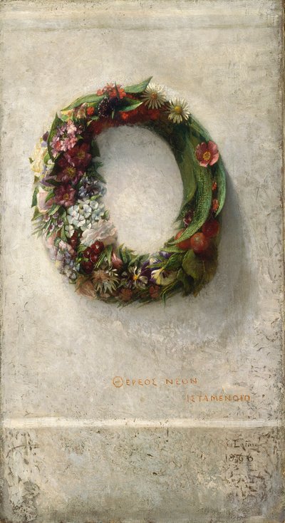 Wreath of Flowers by John La Farge