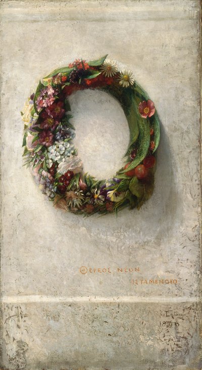 Wreath of Flowers by John La Farge