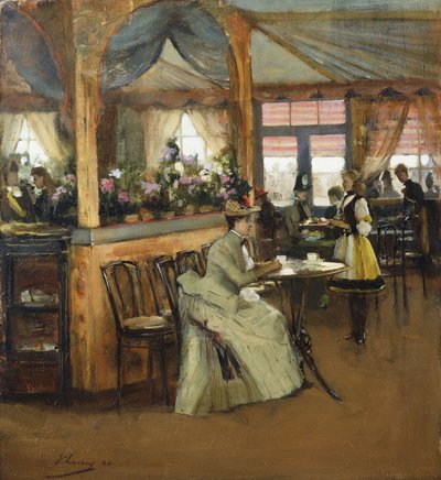 A Cup of Chocolate by John Lavery