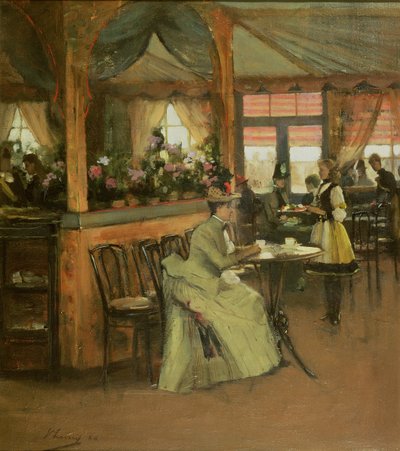 A Cup of Chocolate by John Lavery