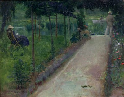 A Grey Summers Day, Grez by John Lavery