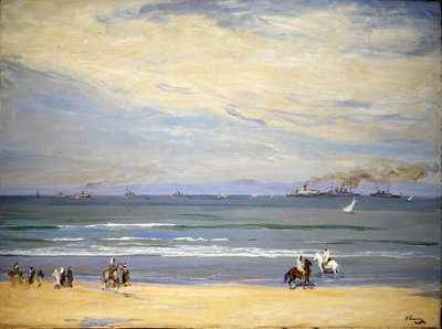 French Gunboats, Tangier Bay by John Lavery