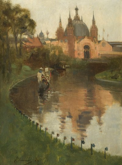 Kelvingrove, View from the River by John Lavery