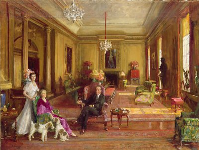 Lord Duveen of Millbank at Home by John Lavery