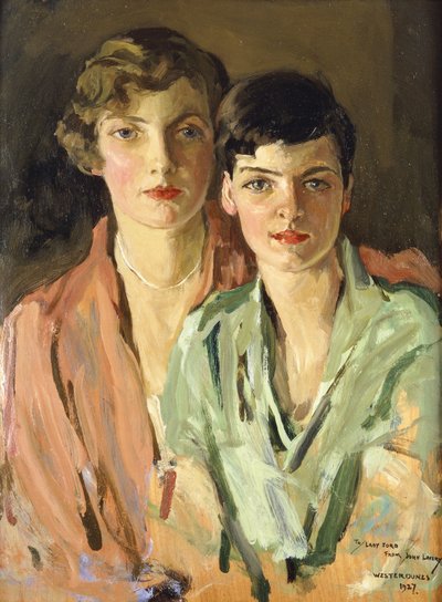 The Sisters, Joan and Marjory by John Lavery