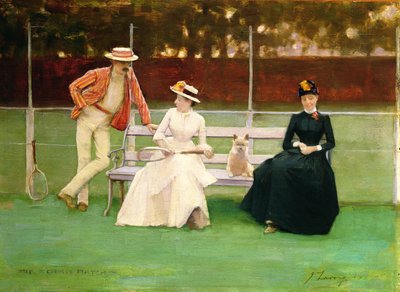 The Tennis Match by John Lavery