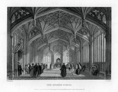 The Divinity School, Oxford by John Le Keux