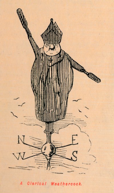 A Clerical Weathercock by John Leech