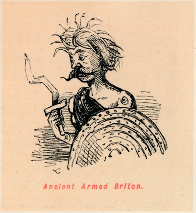 Ancient Armed Briton by John Leech