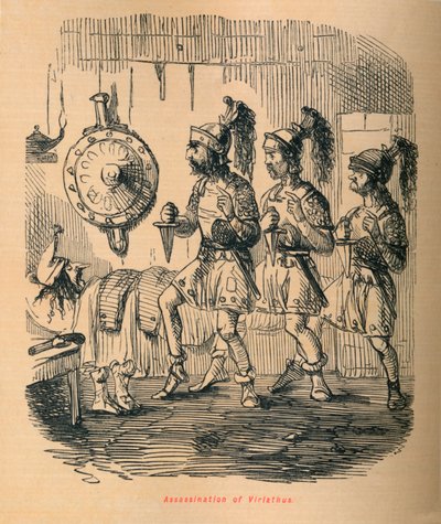 Assassination of Viriathus by John Leech