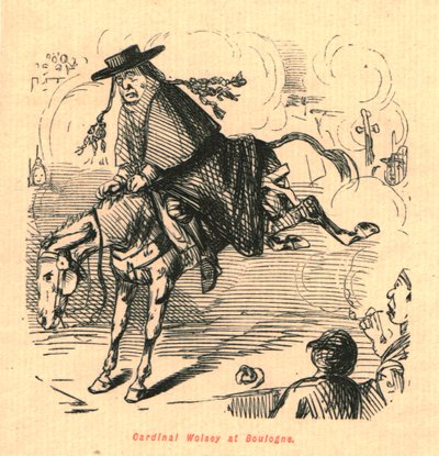 Cardinal Wolsey at Boulogne by John Leech