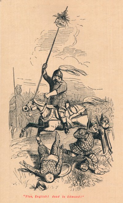 Flee, English! Dead is Edmond! by John Leech
