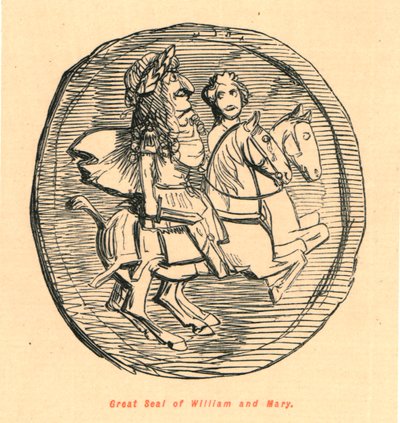 Great Seal of William and Mary by John Leech