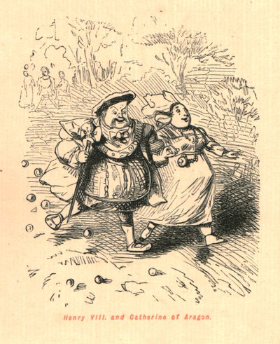Henry VIII and Catherine of Aragon, 1897 by John Leech