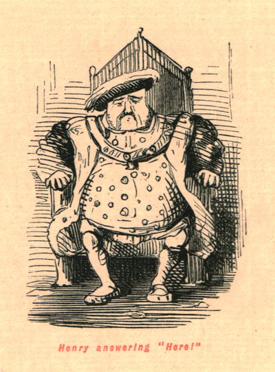 Henry answering Here!, 1897 by John Leech