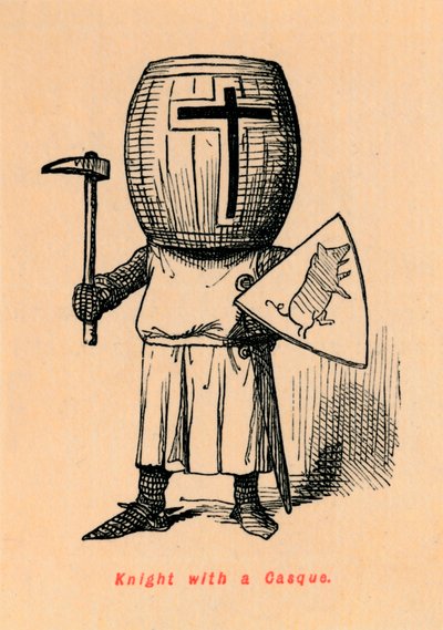 Knight with a Casque by John Leech