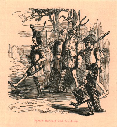Perkin Warbeck and his Army, 1897 by John Leech