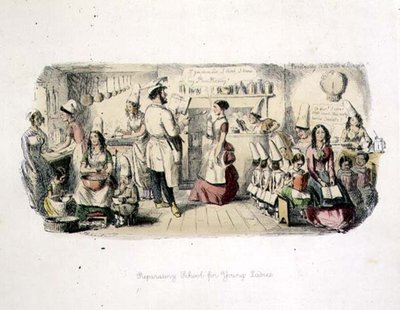 Preparatory School for Young Ladies by John Leech