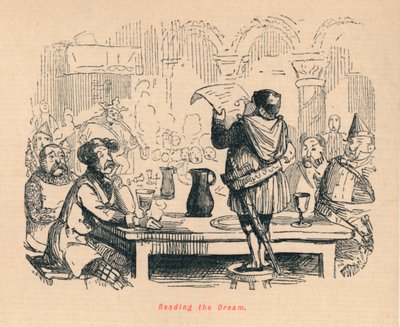 Reading the Dream, c. 1860 by John Leech