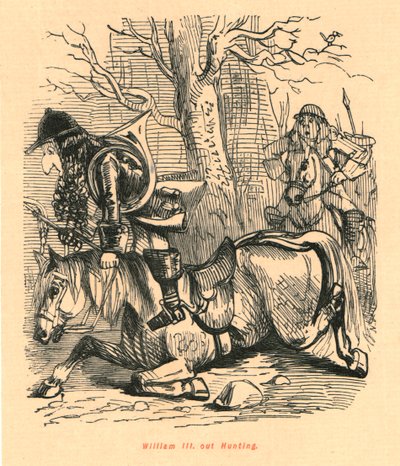 William III out Hunting by John Leech