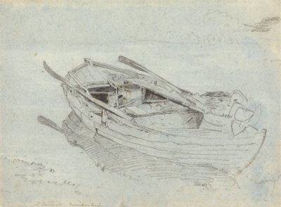A Rowing Boat at Twickenham by John Linnell