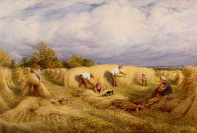 Harvesters, 1855 by John Linnell