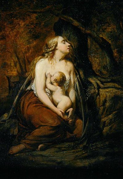 Mother and Child by John Linnell