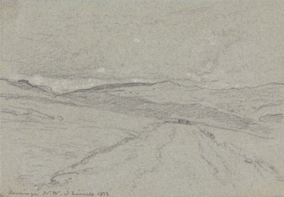 Mountain View in North Wales by John Linnell