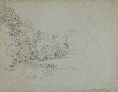 Pike Pool, Beresford Hall, Derbyshire by John Linnell