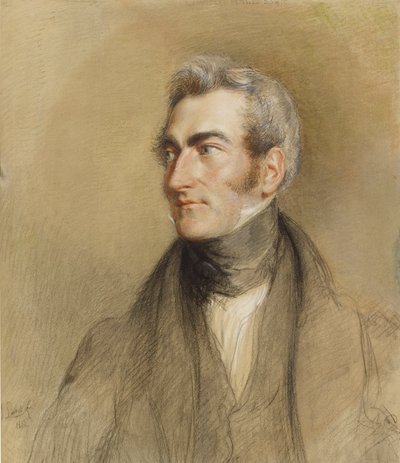 Portrait of Chambers Hall, 1835 by John Linnell