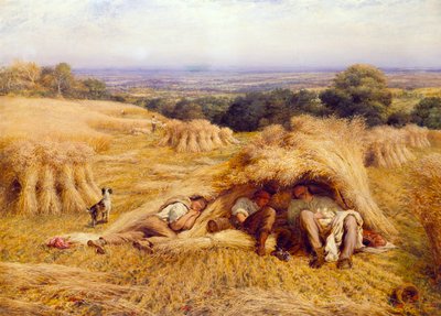 The Noonday Rest by John Linnell