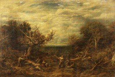 The Wood-Cutters by John Linnell