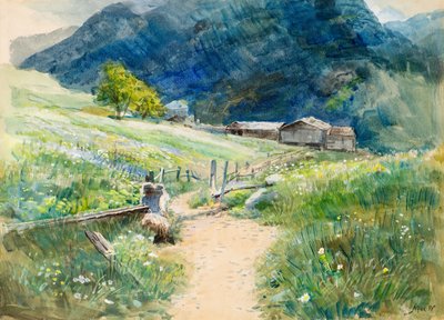 June in the Austrian Tyrol by John MacWhirter