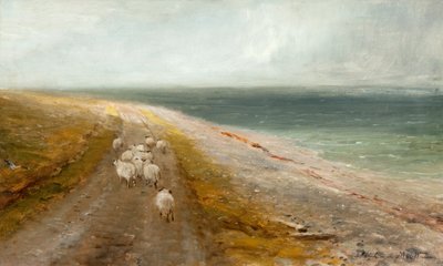 Stray Sheep by John MacWhirter