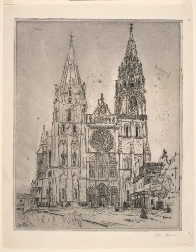 Chartres Cathedral by John Marin