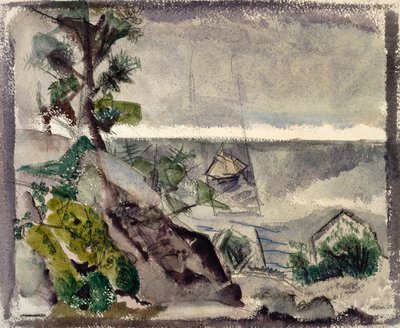 The Little Sailboat by John Marin