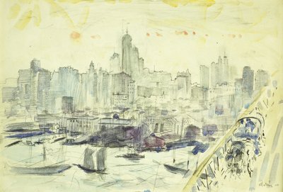 Vicinity Brooklyn Bridge by John Marin