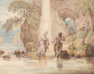 The Baptism of Christ by John Martin