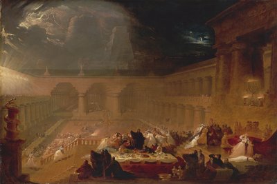 The Feast of Belshazzar by John Martin