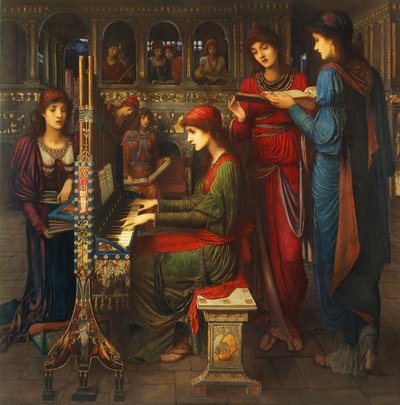 Evensong, St Cecilia by John Melhuish Strudwick